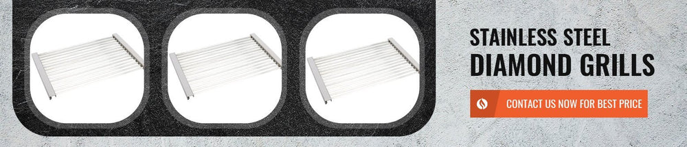 Topnotch Stainless Steel Diamond BBQ Grills
