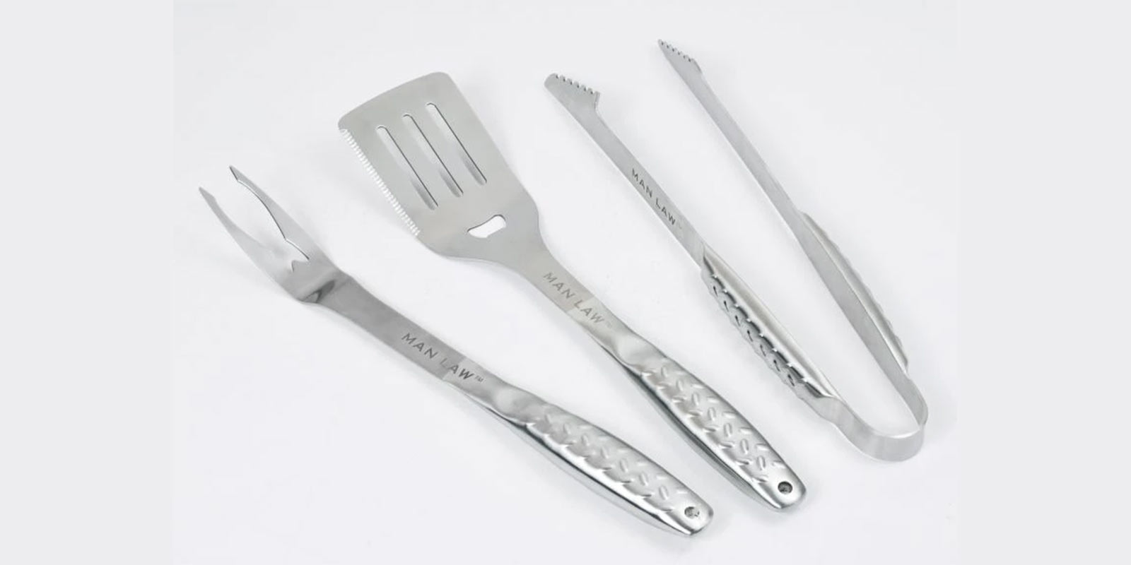 3 Piece Stainless Steel BBQ Tool Set